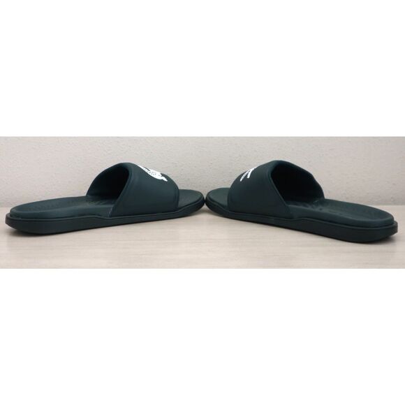 Lacoste 0922-1-CMA Men's Sz 12 Dark Green/White Croco Dualiste Slides Sandals - Picture 9 of 12